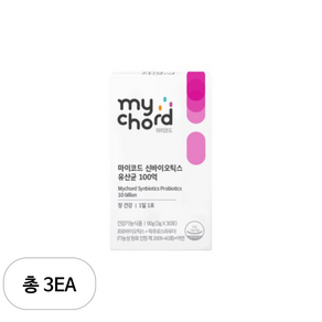 마이코드 신바이오틱스 유산균 100억, 90g, 3개