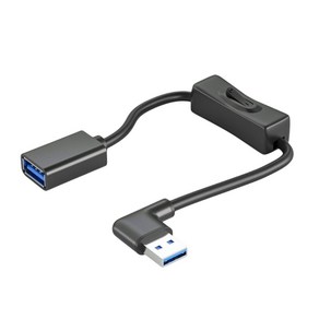 on/off 스위치가있는 USB3.0 확장 케이블 코드 USB 기반 팬 조명을위한 데이터 전송 및 전원 공급 장치