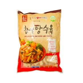 한맥 이경규 찹쌀 탕수육 1kg 식자재 업소용 식당용 찹쌀탕수육 쫄깃한 바삭한, 1개