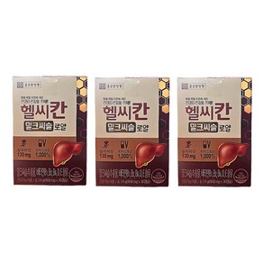 종근당건강 헬씨칸 밀크씨슬 로얄 800mg, 30정, 3박스