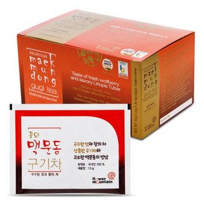 꽃뫼 맥문동 구기차 30티백, 45g, 30개입, 1개