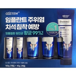 오스템 치석케어 치약 160GX3+40GX2, 1개, 160g