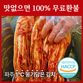 [HACCP] 경범이네 프리미엄 배추 포기 김치 가정용 업소용, 1박스, 10kg