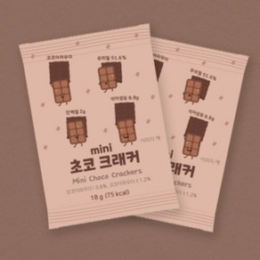 쿠엔즈버킷 초코 크래커 어린이 과자 간식 18g, 10개