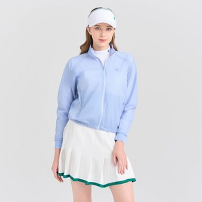 [클리브랜드 골프] 고밀도 립스탑 라글랑소매 여성 풀집 바람막이자켓 블루_CGWJK41504BL