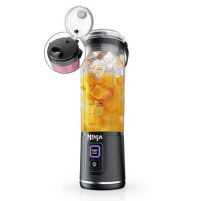 닌자 블라스트 충전식 휴대용 쉐이크 블렌더 532ml 핑크, 메탈릭 블랙, 1개