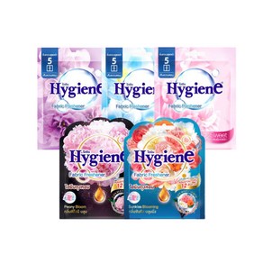 하이젠 Hygiene 옷장용 차량용 퍼퓸 프레셔너 5종 1세트, 블루+바이올렛+핑크+피오니+선키스, 1개, 8g