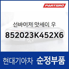 순정 선바이저(햇빛가리개) 우측(조수석) (852023K452X6) 현대모비스 부품몰 쏘나타NF, 1개