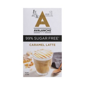 Avalanche 아발란체 카라멜 라떼 커피 10개입 Caamel Latte Coffee, 160g, 1개