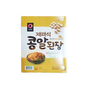 청정원 재래식 콩알된장 14kg 지함, 1개