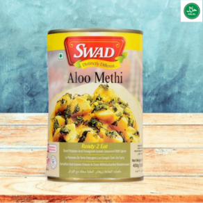 Swad Indian Potatoes & Fenugeek (Aloo Methi) 스와드 인도 감자와 호로파 (알루 메티), 1개, 400g