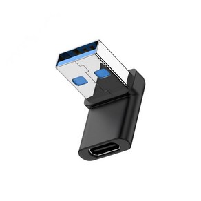 Coms JA127 USB 3.1 Type C to A OTG 90도 꺾임젠더 OTG케이블/젠더