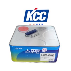 KCC페인트 정품 하도 스포탄(우레탄) 하도 4K (투명) 바닥용, 스포탄투명, 4kg, 1개