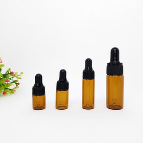 갈색 스포이드 유리 공병 2ml 3ml 5ml 10ml 향수병 아로마 오일