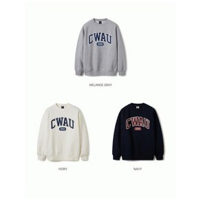 후아유 공용 로고 맨투맨 CWAU Logo Sweatshit WHMWE4901U