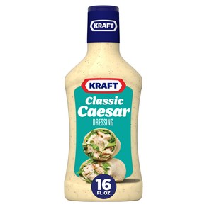 Kaft Classic Caesa Salad Dessing (16 fl oz Bottle) Kaft Classic Caesa 샐러드 드레싱(16fl oz 병), 473.18ml, 1개