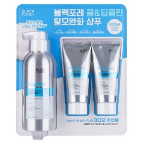 블랙포레 프로즌 쿨 앤 딥클린 탈모증상완화 샴푸, 800ml, 1세트