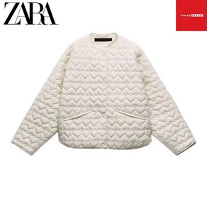 ZARA 자라 경량 깔깔이 하트 패딩 점퍼 자켓