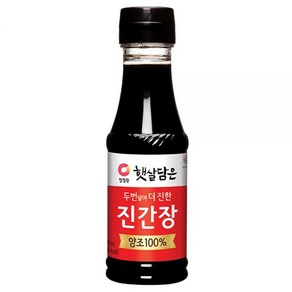 청정원 두번달여 더 진한 진간장, 200ml, 1개