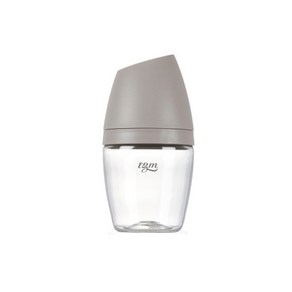 티지엠 트라이탄 쌀알 젖병 160ml (젖꼭지 포함), 160ml_웜그레이, 1개