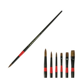 서진 단아미 수채화붓 700R(1-20호)/붓/물감/신한물감/물통, 환붓, 15호, 15호
