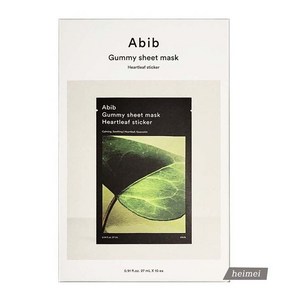 신형 아비브 껌딱지 어성초 시트 마스크 NEW, 1개입, 10개
