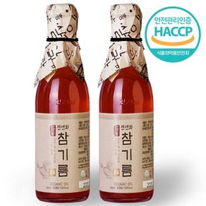 시장쏙 전연화 참기름 골드, 2개, 350ml