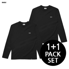 [1+1] 듀클라이 에센셜 M~4XL 빅사이즈 남자 긴팔 티셔츠 DU-02