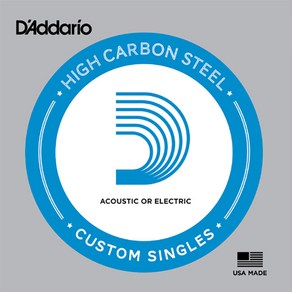 [다다리오] D'addaio High Cabon Steel Single Sting / 다다리오 낱줄 PL009(1번)