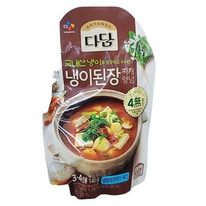 CJ 다담 냉이된장, 5개, 140g