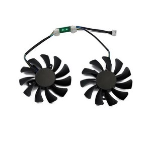 GA81S2U 12V 0.38A ZOTAC GTX960 용 75mm 4 핀 GTX 960 쿨러 팬 그래픽 비디오 카드 냉각, 02 2PCS, 2개