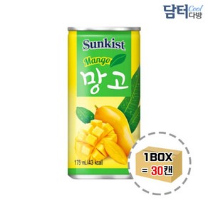 해태음료 썬키스트 망고, 175ml, 30개