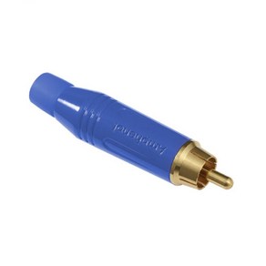 ACPR-BLU 커넥터 RCA 수 파랑 암페놀 [정품] AMPHENOL 납땜용, 1개
