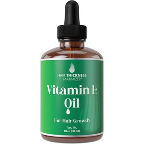 Vitamin E Oil fo Hai Gowth - Thickening Moistuizing Stengthening Seum Fo Women Men. Sing, 1 Ounce, 1개, 117.93g