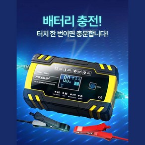 우스틴스 폭스수르 12V 24V 자동차 배터리 충전기 복원기 펄스 수리