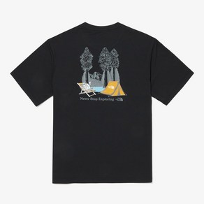 [국내정식매장] 노스페이스 반팔티 티셔츠 The North Face M'S OCEAN VIBE GRAPHIC S/S R/TEE - BLACK