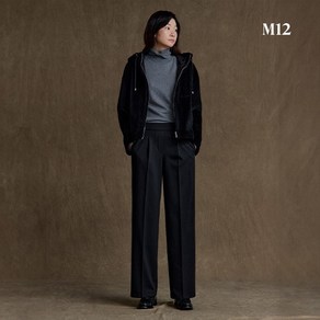 [온플/2만원인하]M12 24FW 여성 헤링본 기모 세미와이드 팬츠4종