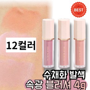 [본사정품] II디어달리아II 속광블러셔 BEST 블루밍 에디션 페탈 드롭 리퀴드 블러쉬 3컬러, new헤이지0.14 OZ, 1개