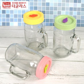 더글라스 드링킹자 머그 560ml 3개세트 유리 머그컵 저장용기