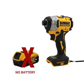 DEWALT 무선 임팩트 전기 드라이버 브러시리스 모터 배터리 높은 토크 도구 20V 리튬 DCF850, 01 No Battey, 1개