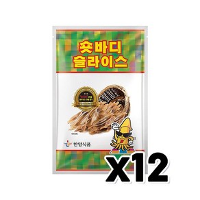 숏바디 슬라이스 오징어간식 17g x 12개