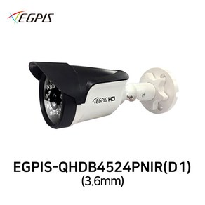 이지피스 EGPIS-QHDB4524PNIR(D1) 3.6mm 400만화소 실외 적외선 AHD 역광보정, 어댑터 추가없음, 1개