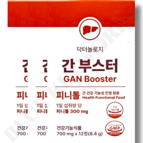 닥터놀로지 간 부스터 피니톨 700mg x 12정 x 3박스 36일분, 3개