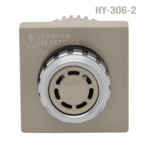 HY-306-2 30파이 전원 220V 판넬 매입형 강력 부저 BUZZER 한영넉스, 1개