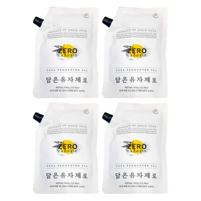 (몬더스) 담은유자 제로 1800g 저당유자청 0칼로리, 450g, 4개입, 1개