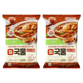 풀무원 밀 국물 떡볶이 2인, 2개