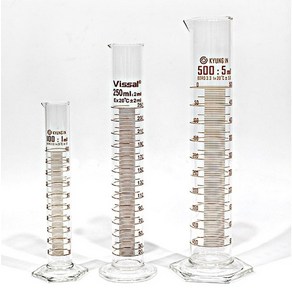 소사이언티픽 SAMDUK 유리 메스실린더 5ml 10ml 20ml 25ml 50ml 100ml 200ml 250ml measuing cylinde