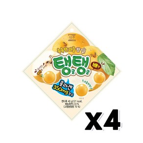 탱글탱글 배맛젤리 디저트간식 40g x 4개