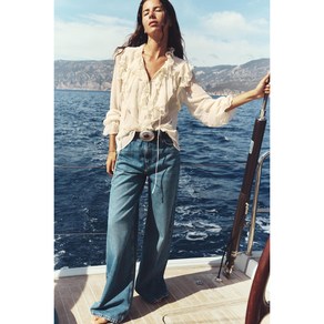ZARA 자라 프릴 셔츠 8857334 8857/334