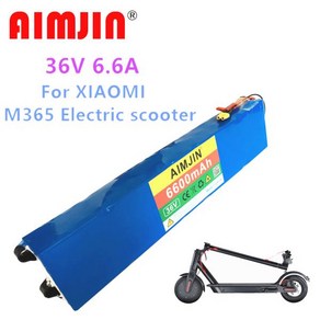 샤오미 M365 프로 전용 배터리 팩 전기 스쿠터 BMS 0S3P 36V 6.6Ah 6600mAh 브랜드, 0 CHINA, 0 Without chage